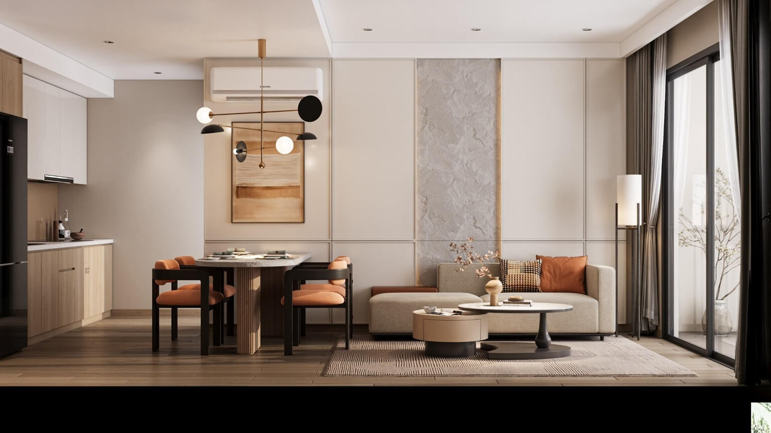 Căn hộ 3 phòng ngủ tại Alluvia City Văn Giang Hưng Yên
