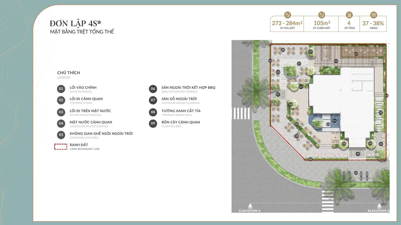 mặt bằng biệt thự đơn lập thương mại alluvia city văn giang hưng yên