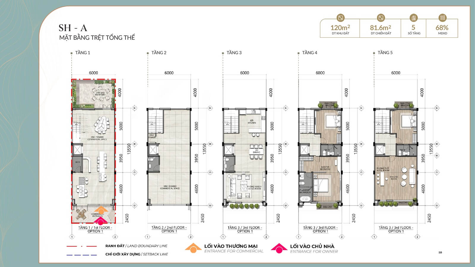 mặt bằng shophouse alluvia city văn giang hưng yên