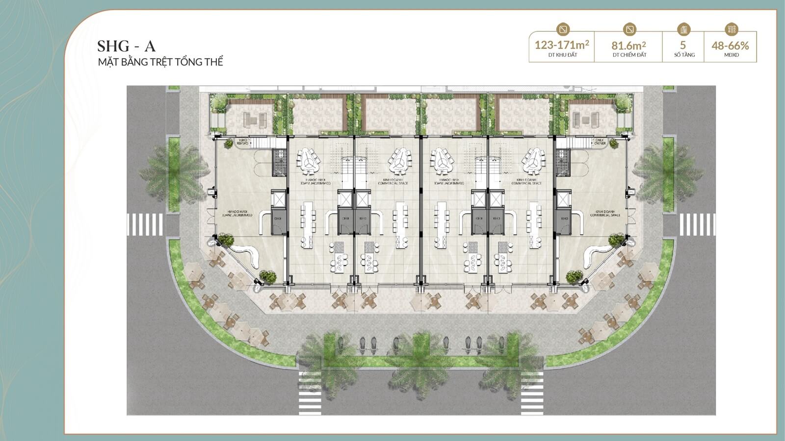 mặt bằng shophouse lô góc alluvia city văn giang hưng yên