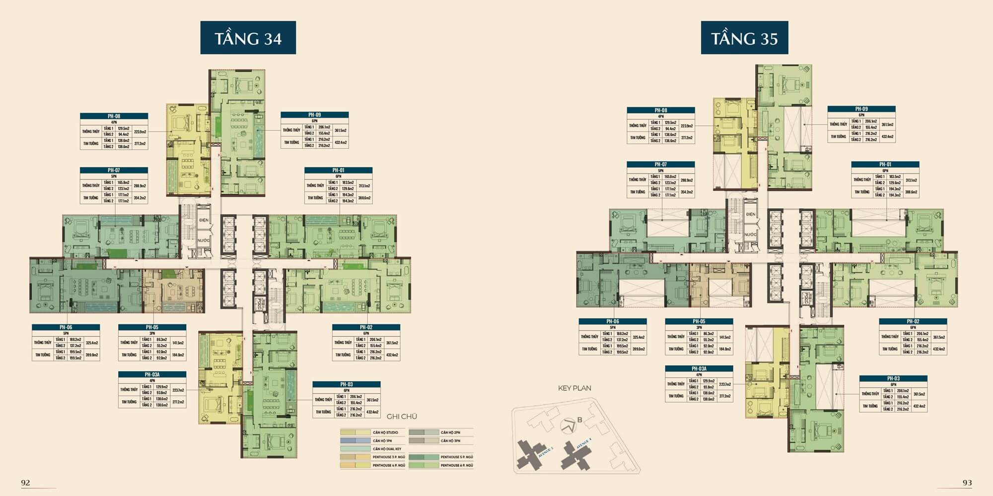 mặt bằng tòa avenue 4,5 dự án alluvia sunshine marina hưng yên