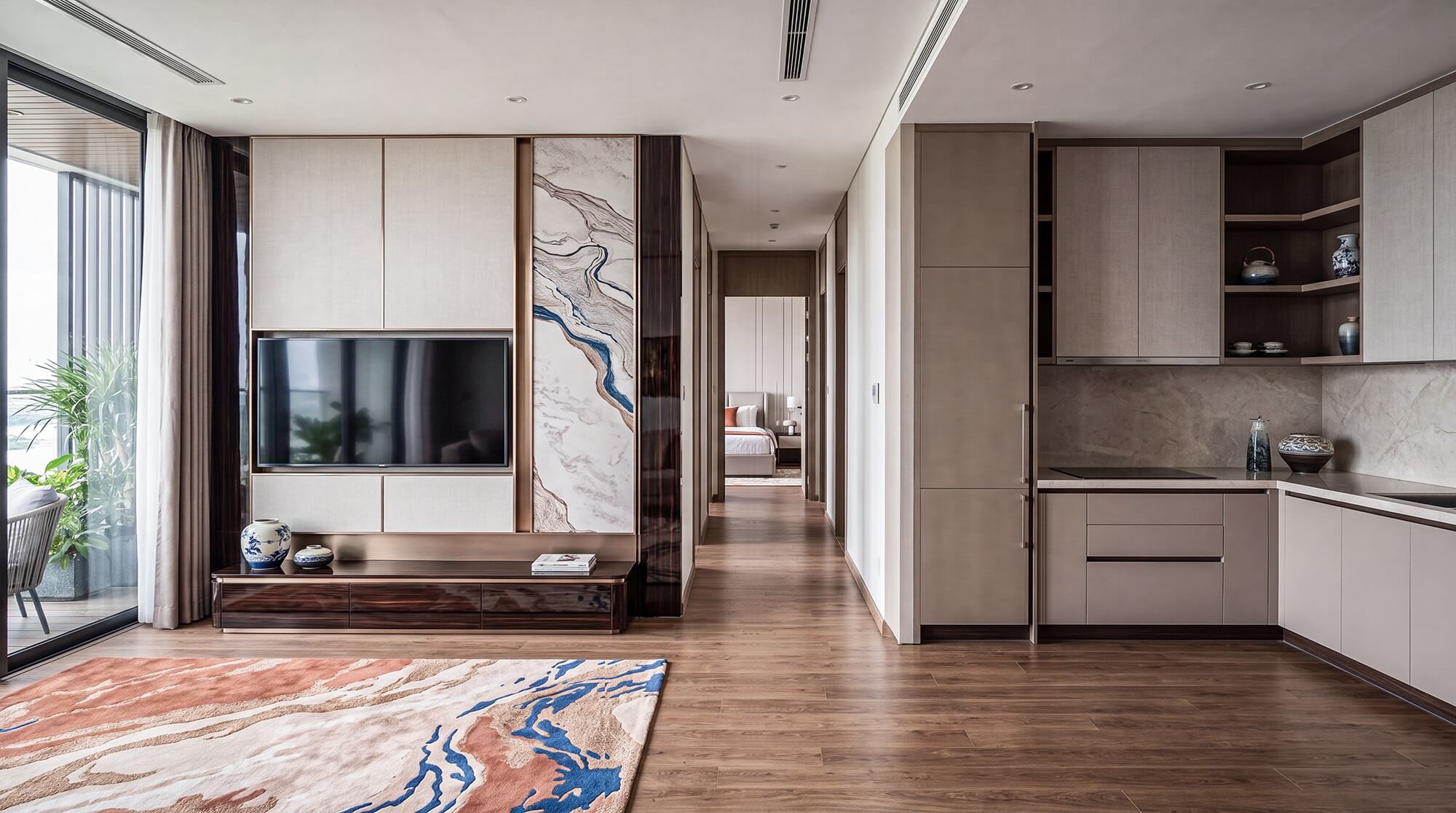 nội thất căn hộ alluvia sunshine marina văn giang hưng yên