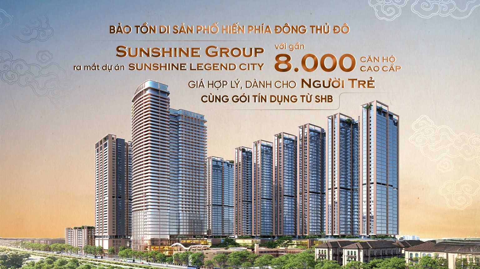 dự án sunshine legend city văn giang