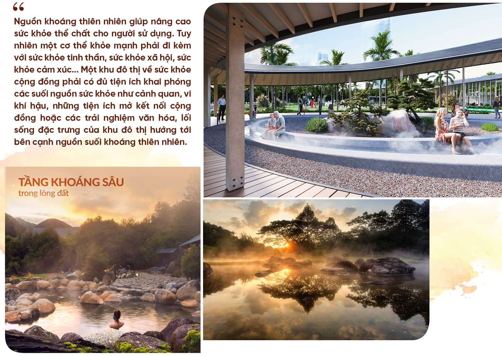 Tác dụng của khoáng nóng tự nhiên tại Alluvia City Văn Giang