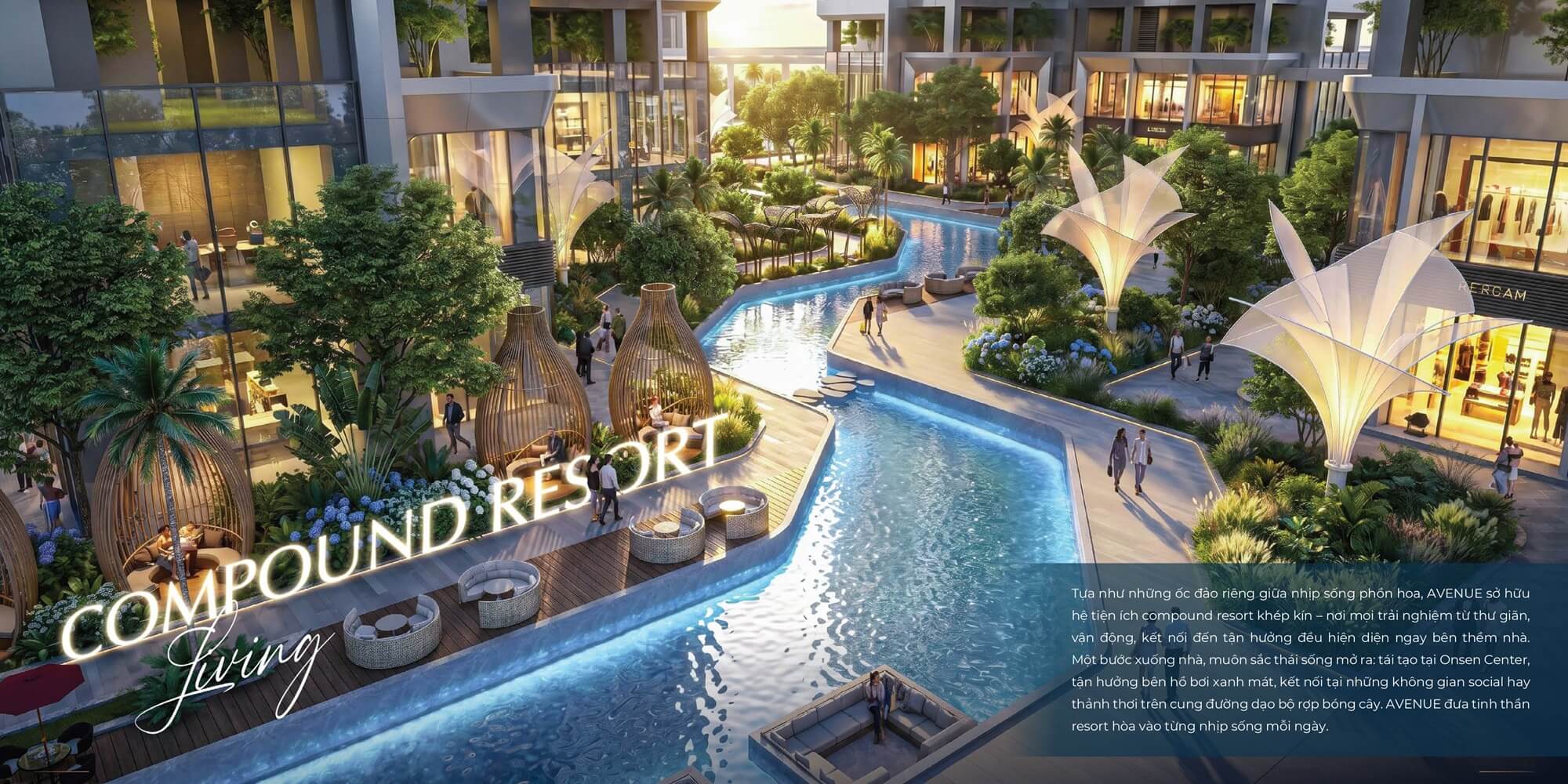 tiện ích dự án alluvia sunshine marina văn giang hưng yên