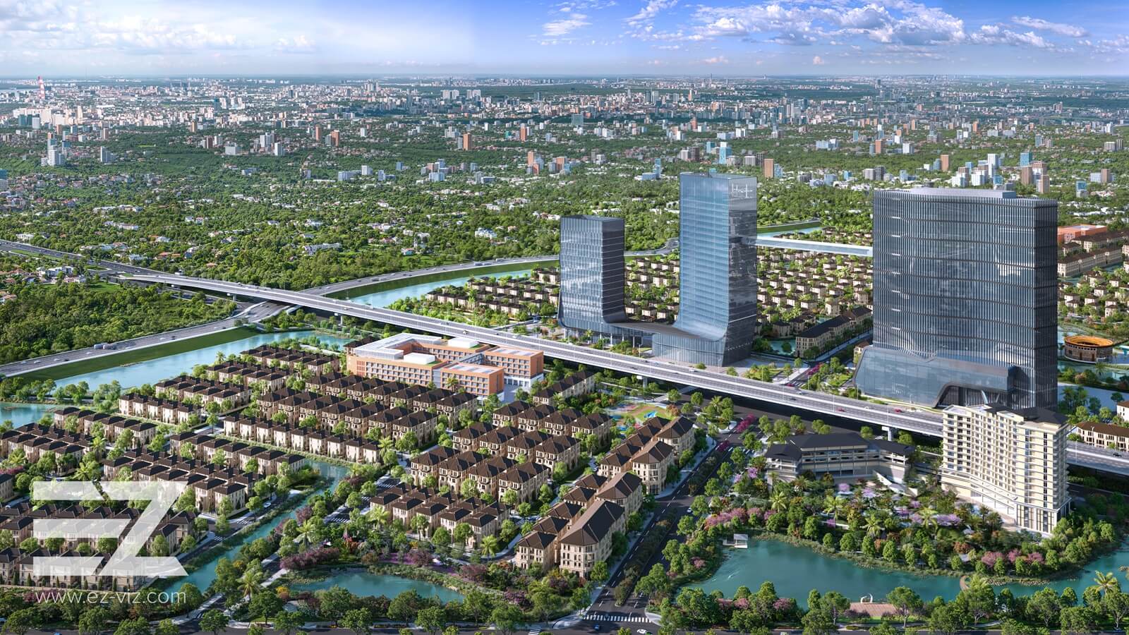 Tiểu khu 5 phân khu Alluvia Onsen dự án Alluvia City Văn Giang