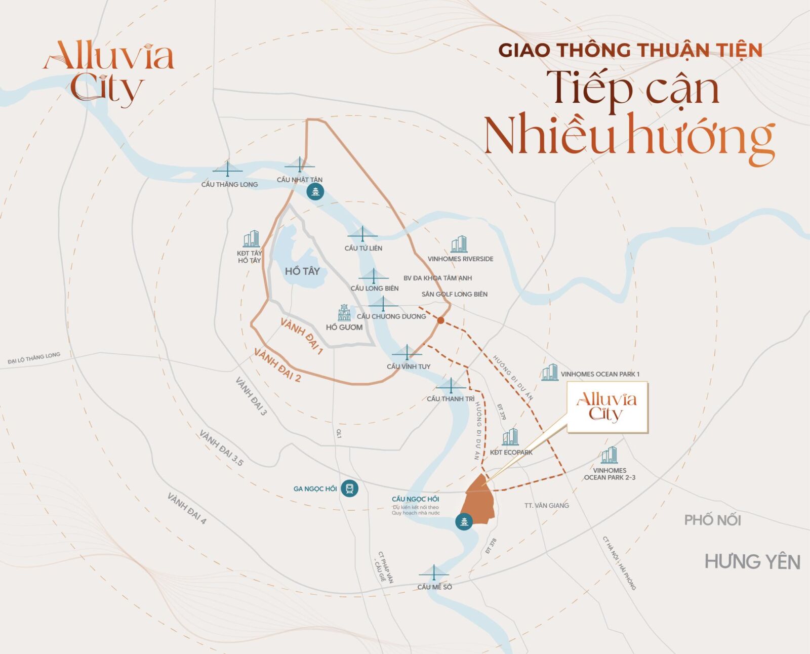 vị trí dự án alluvia city văn giang